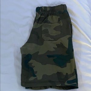 Camo Sweat Shorts